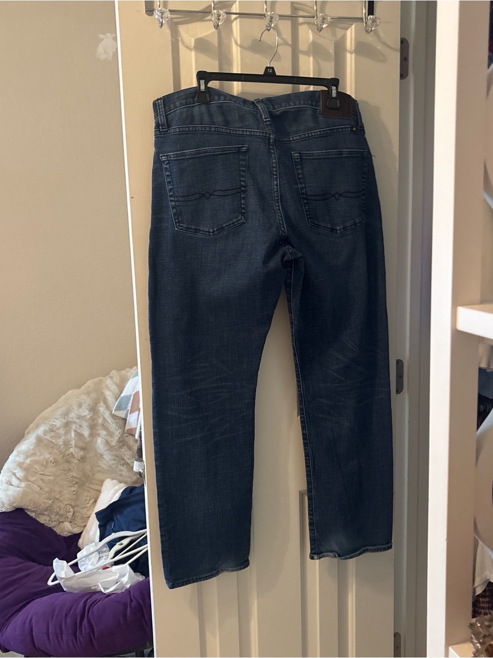 Lucky Brand Blue Denim Jeans with Gold Clover Logo